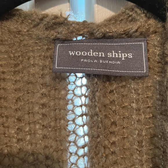 Chunky Wooden Ships Dolman Sleeve Cardigan - Picture 3 of 3